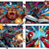 superhero comic book cover, comic book illustratio
