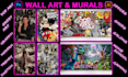 create graffiti pop art canvas designs and murals