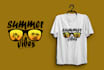 create eye catching summer t shirt design