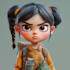 make 3d character and cartoon model in blender