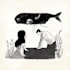 draw simple black and white illustration