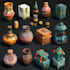 2d game assets, props, icons, objects