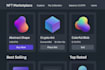 build nft landing page, website, token presale dapp, defi, staking, marketplace