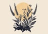 design a hand drawn botanical boho logo