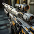 do a 3d weapon illustration for gaming