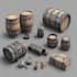 draw 3d model objects, props and weapons
