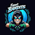 design high quality esport bandit mascot logo with free source file
