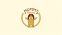 do awesome mummy mascot logo design with business