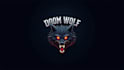 design outstanding doom wolf head mascot logo with express delivery