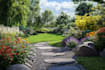 draw landscape design, backyard, front garden, patio, pool design