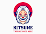 make a creative unique yokai logo