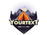 design modern summer camp logo