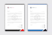 design professional letterhead in editable word template