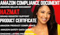create amazon compliance documents product certification seller verification