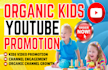 do USA kids youtube video promotion cartoon video promotion channel management