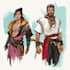 paint fantasy concept art, character design and environment