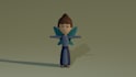 create 3d cartoon characters in blender
