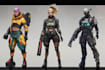 create sci fi or cyberpunk character artwork