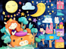 create cute doodle art illustration, and cartoon
