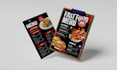 design a print ready restaurant menu for vistaprint