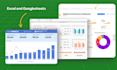 design excel spreadsheet template and dashboard