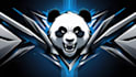 do awesome aggressive panda head esport mascot logo  design
