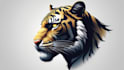 make an amazing shadow tiger head mascot logo in one day