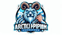 make eye catching arctic champion mascot logo design without any copyright