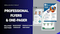 do medical flyer, homecare flyer, healthcare flyer, clinic flyers , one pager