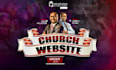 create church website, ministry website with livestream and donation function