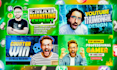 design attractive youtube banner facebook linkedin covers