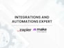 set up zapier and make to automate the workflow