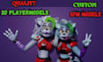 make, edit sfm model, gmod playermodel, sfm, fnaf, mmd, tf2, gmod, vrchat avatar