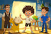 draw amazing cartoon character and scene