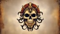 make high quality skull mask logo within two days