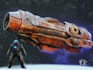 draw custom spaceship sci fi steampunk nft