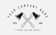 design a professional modern axes logo