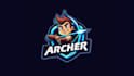 do awesome archer esport mascot logo design
