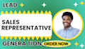 be your professional sales person, sales closer, appointment sett