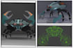 create stylized low poly 3d animal, character for projects
