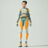 do a sci fi art, fantasy sci fi character art