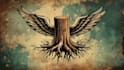 do unique lumberjack with wings logo with unlimited revision