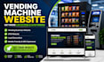 design vending machine website atm machine website vending machine landing page