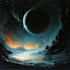 create high quality space art and futuristic space scenes