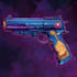 create a 3d weapon illustration