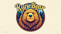 make eye catching rune bear mascot logo  within new concepts