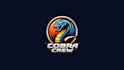 design awesome cobra crew mascot logo with express delivery