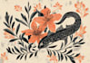 draw linocut style digital drawing art