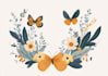 design a custom feminine, and botanical boho logo design