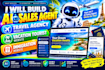 build ai sales agent travel agency website vacation tourist immigration website